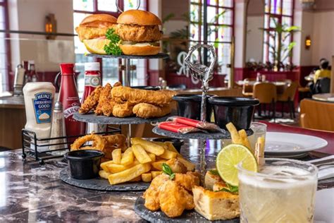 Harry Ramsdens Fish And Chip Afternoon Tea With Prosecco For Two