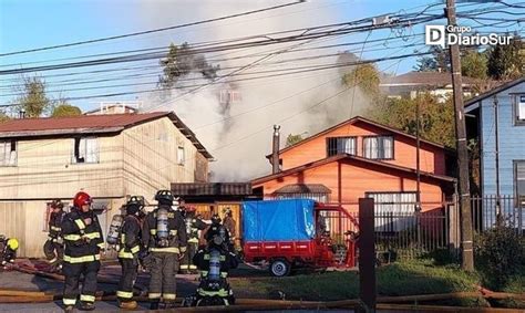 Fuego Afecta A Vivienda En Acceso A Barrio Collico Diario De Valdivia