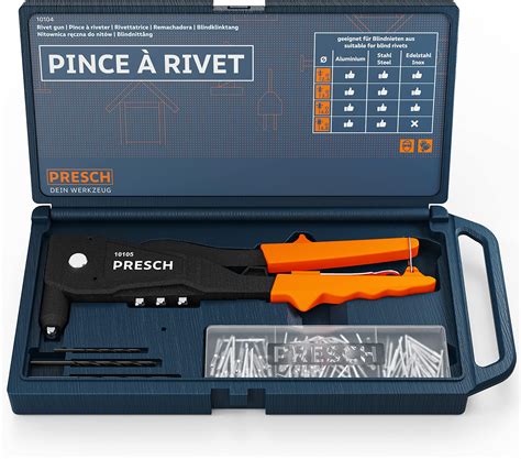 KS TOOLS 150 9510 Pince à Rivet Standard Pince Rivet avec Chargeur