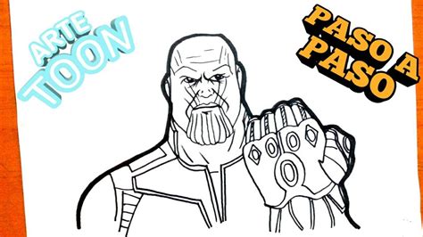 Como Dibujar A Thanos Chibi Easy Drawings Dibujos Faciles Dessins