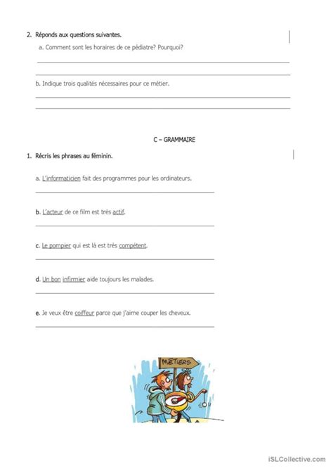 Test d évaluation pratique de la gra Français FLE fiches pedagogiques