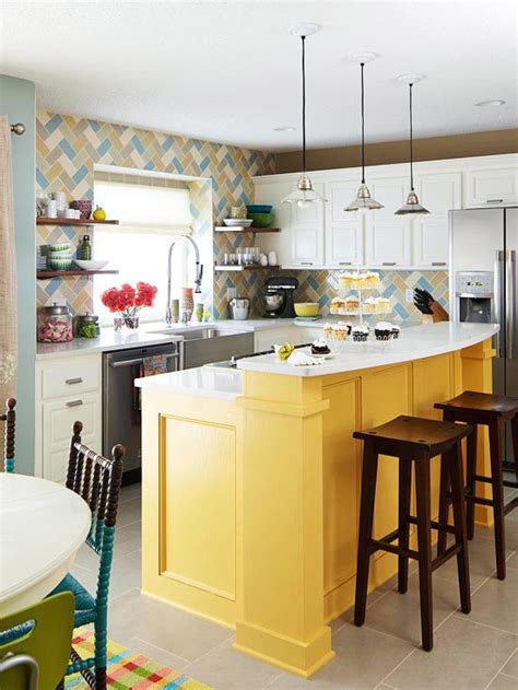 bright  colorful kitchen design ideas digsdigs