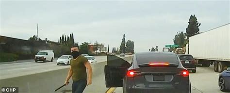 Serial Road Rage Tesla Driver Nathanial Radimak 36 Filmed Battering