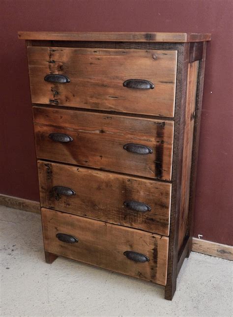 Barnwood Dresser Drawer Chest