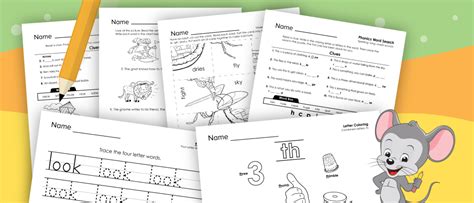 Reading Worksheets For First Graders Abcmouse Worksheets Library