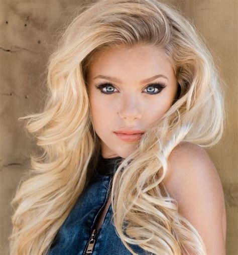 Kaylyn Slevin Hair Blonde Beautiful Face