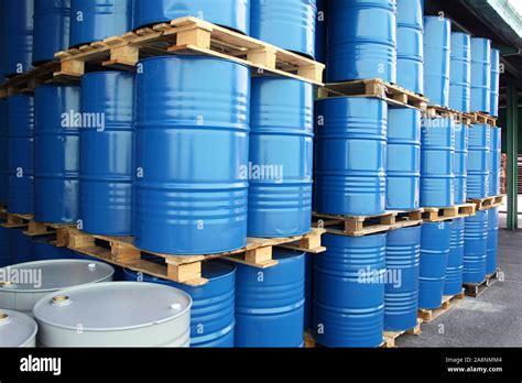 Industrial Chemical Drums Hi Res Stock Photography And Images Alamy