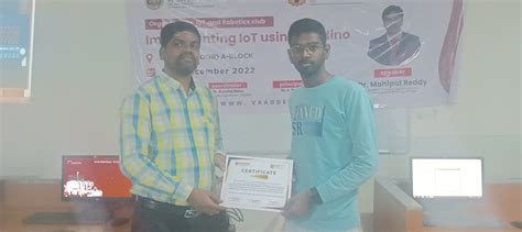 Implementing Iot Using Arduino Vaagdevi College Of Engineering