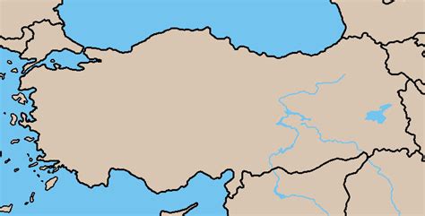 Blank Map Of Turkey By Laplandar On Deviantart