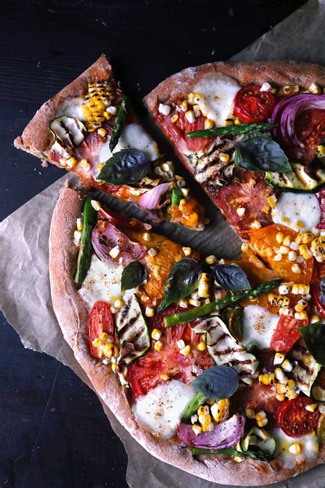 Grilled Summer Veggie Spelt Pizza Wife Mama Foodie