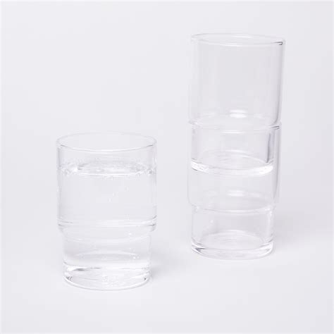 Stackable Everyday Glasses by Toyo-Sasaki Glass