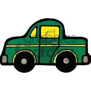 green car cartoon clipart #405465 at Graphics Factory.