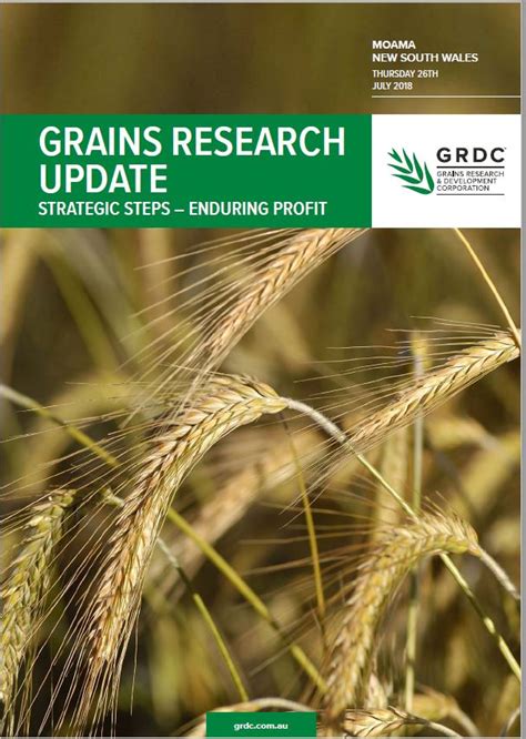 GRDC Grains Research Update Moama 2018 GRDC