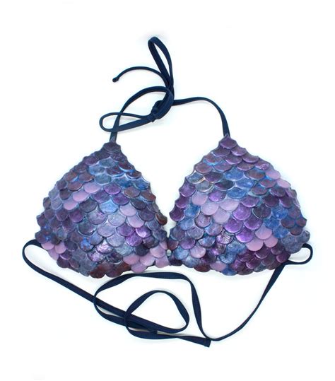 Bikini Top In Silicone With Mermaid Scales Like A Legend Of Etsy