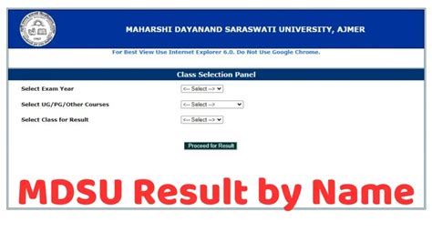 Mdsu Ba 1st Year Result 2024 Ajmer University Ba Results