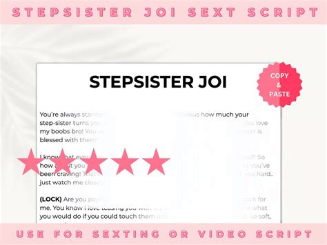 Sexting Script Joi Script Video Script Content Creator Sex Script