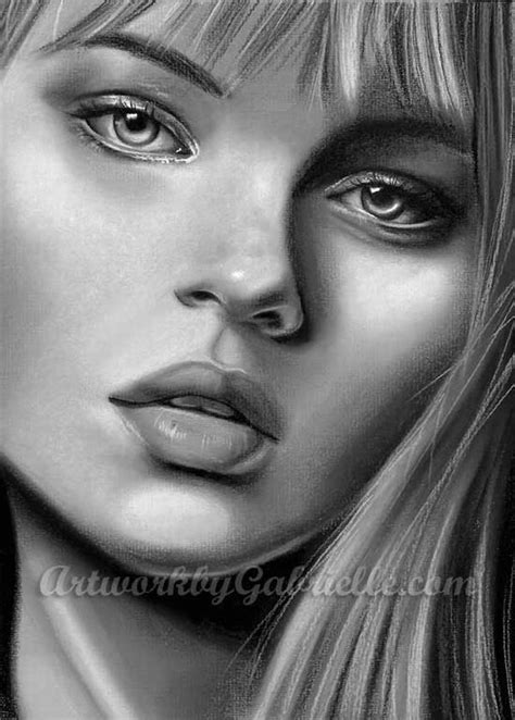 Incredible Female Portraits Drawn By Pencils 54 Pics