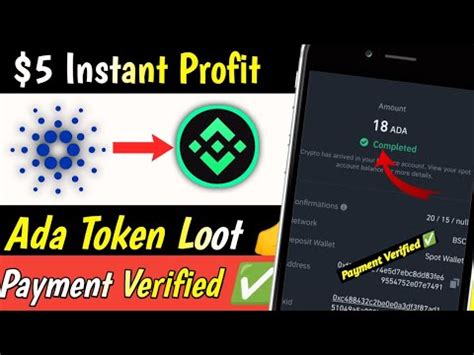 5 Instant Profit Ada Token Huge Loot No Need KYC Instant