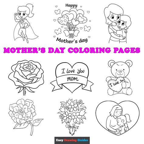 Free Printable Mother's Day Coloring Pages for Kids