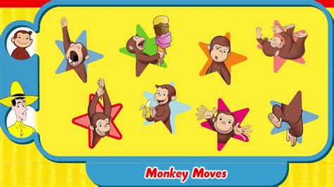 Curious George Monkey Moves Cartoon Animation Pbs Kids Game Play