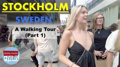 Stockholm In 4K A Walking Tour Part 1 Drottninggatan Gamla