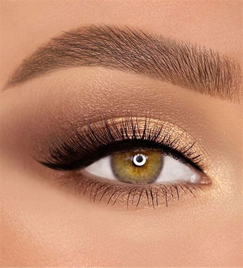 Best Eye Makeup Looks For 2021 Bronze Gold Tone Makeup Look Wedding