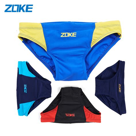 Zoke Childrens Professional Swimming Trunks Briefs Boys Swimming