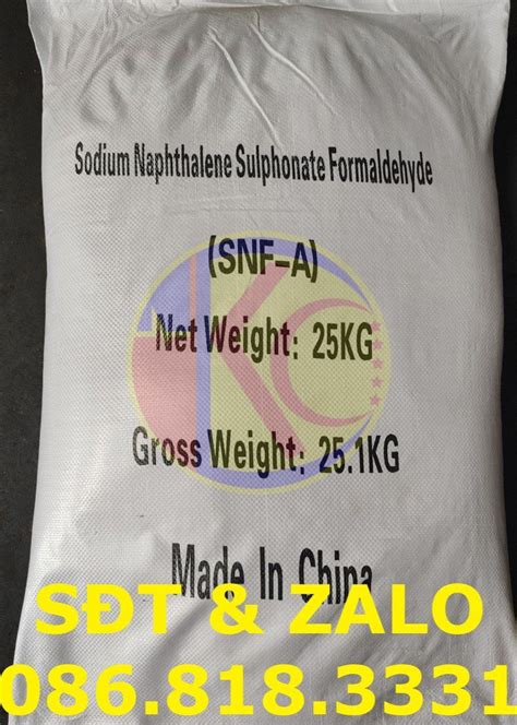 Sodium Naphthalene Formaldehyde SNF Phụ gia bê tông KDCCHEMICAL