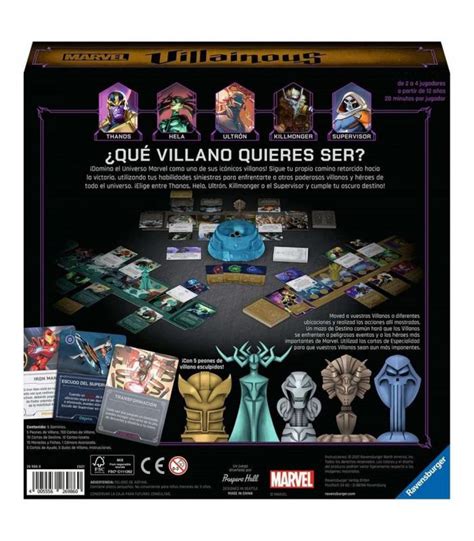 Ravensburger Juego De Mesa Ravensburger Villanos Marvel Villainous