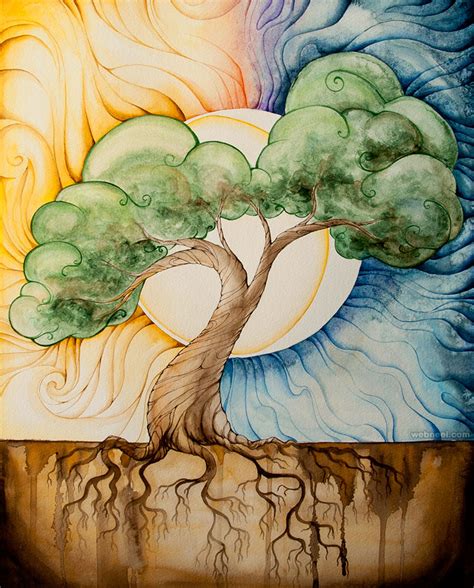 Beautiful Tree Paintings And Colorful Painting Ideas