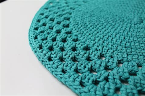 Crochet Round Placemat Pattern Easy Table Mat Crochet Pattern Pdf Instant Download Digital