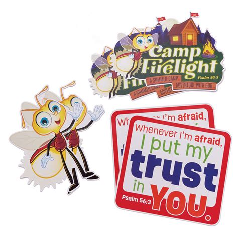 Decorating Pack Pack Of 6 Camp Firelight Vbs 2024 By Cokesbury