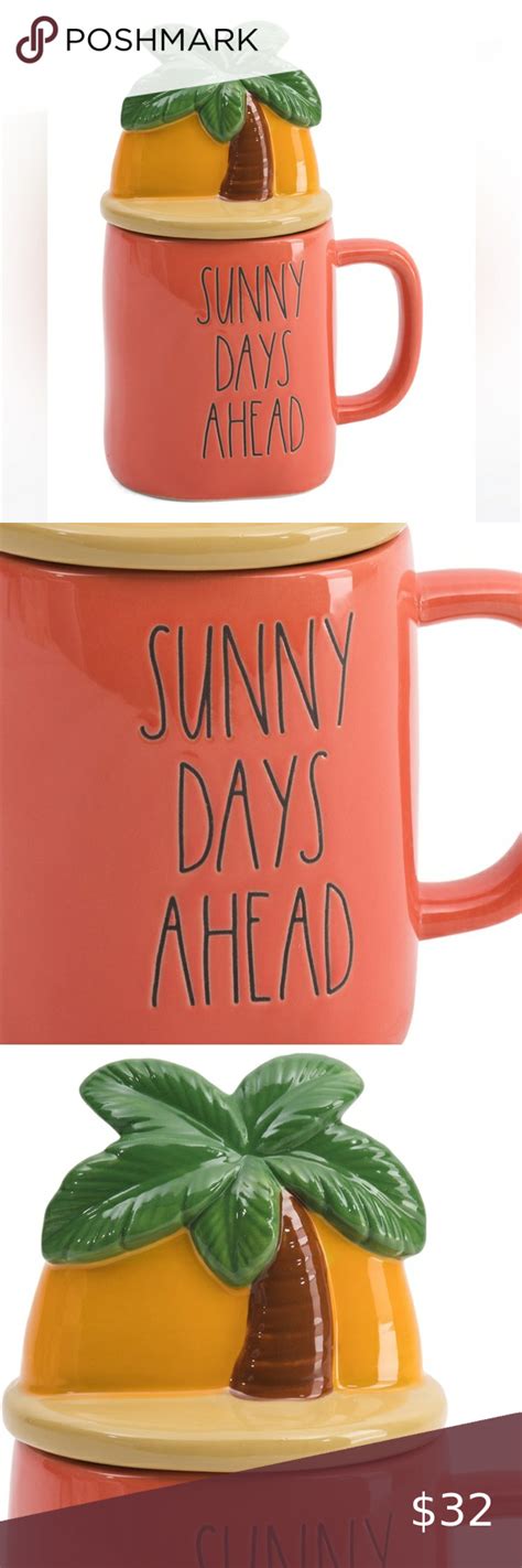 Rae Dunn Sunny Days Ahead Figural Lidded Mug Sweaty Betty Leggings