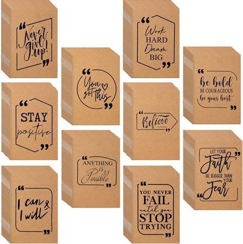 Amazon Fulmoon Pcs Inspirational Gifts Mini Notepad Bulk