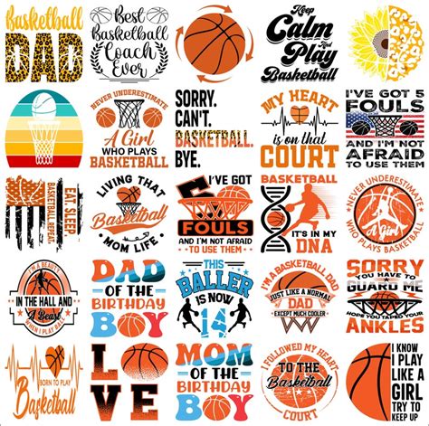 Basketball Bundle, Basketball Quotes, Basketball Designs, 700 Files ...