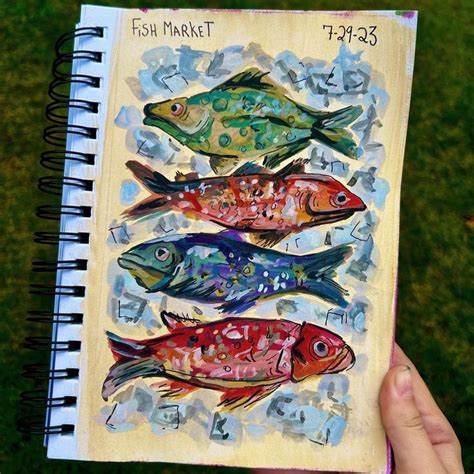 Fish Market Painting