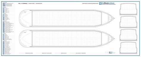 Canal Boat Blank Design Plans