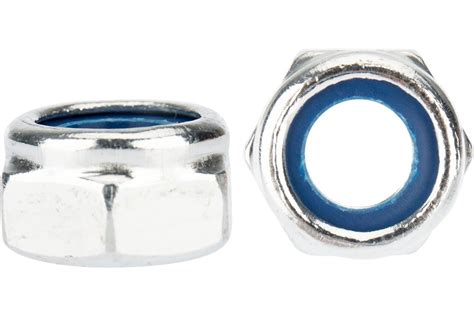 Самоконтрящаяся гайка с нейлоновым кольцом KRANZ M10, DIN 985, 40 шт ...