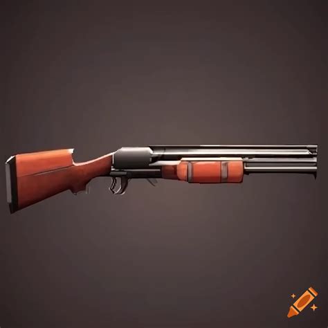 Concept Art For A Stacked Barrel Shotgun In Team Fortress 2 On Craiyon