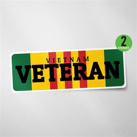 Vietnam Veteran Bumper Stickers Etsy