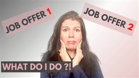 How To Choose Between Two Job Offers The Only Video You Need To Watch