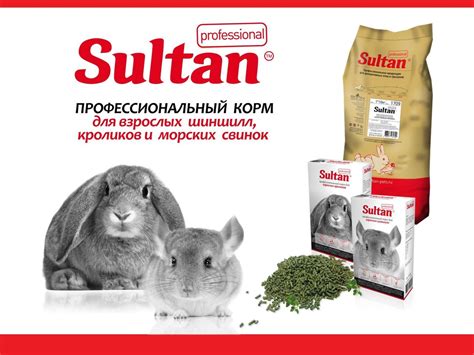 Гранулированный корм СУЛТАН Proff, для шиншилл, 10 кг - купить с ...