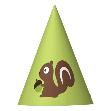 Cute Baby Squirrel Design Party Hat Uk