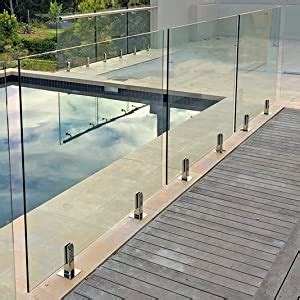 Pack Of 10 4 1 LukLoy Heavy Duty 2205 Stainless Steel Glass Pool Fence