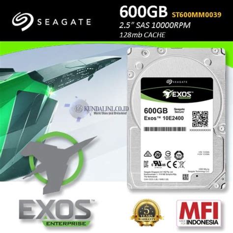 Jual Seagate EXOS 10E2400 600GB HDD SAS 2 5 10K RPM SED