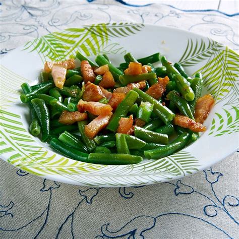 Accompagnements Gourmands Avec Des Haricots Verts