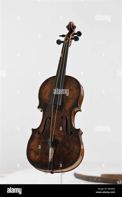 The Violin Played By Bandmaster Wallace Hartley During The Final