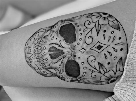 Tattoo sugar skull Sugar Tattoo, Sugar Skull, Geometric Tattoo, Tattoos ...