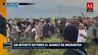 Caravana Migrante Rompe Barreras De INM Y Guardia Nacional En Oaxaca