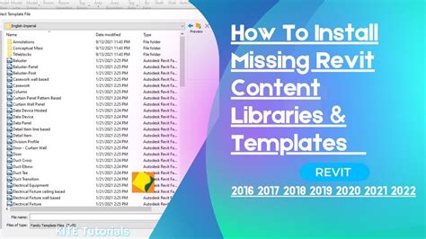 Revit 2025 Library Missing Harry Hill